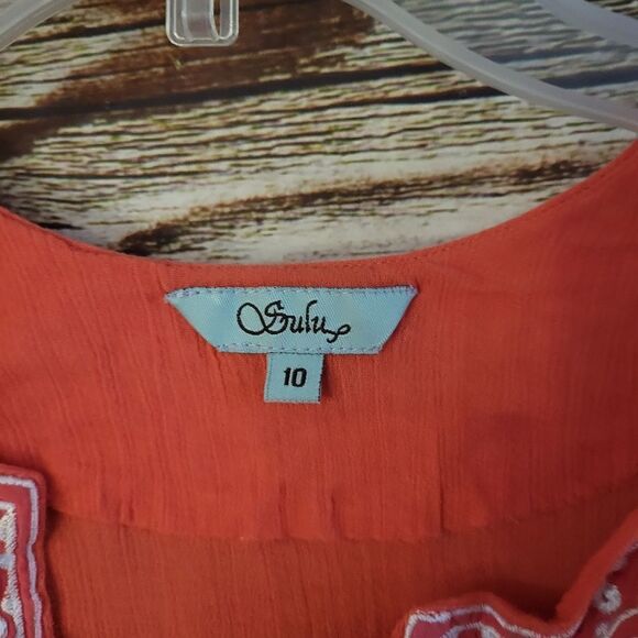 Sulu deep-V top Woman's 10 Pre-owned - Picture 4 of 6